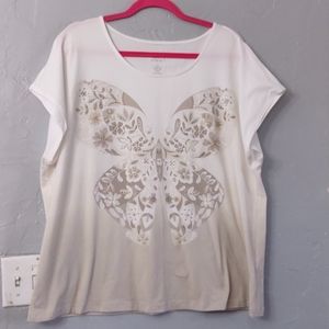 Hearts of palm blouse size 1X New excellent